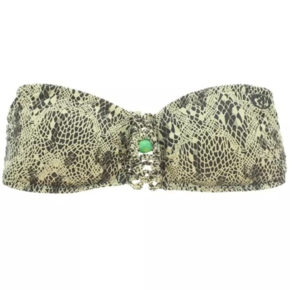 rip curl Other - Rip Curl Bandeau Beaded Strapless Swim New